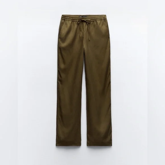 (#56)ZARA Straight Leg Pants - Picture 6 of 10